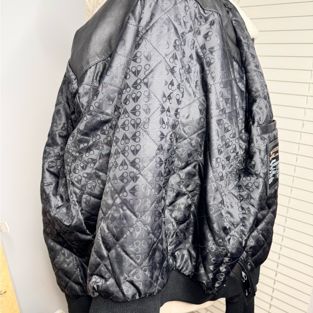 Moose knuckle leather bomber - Picture 10 of 16